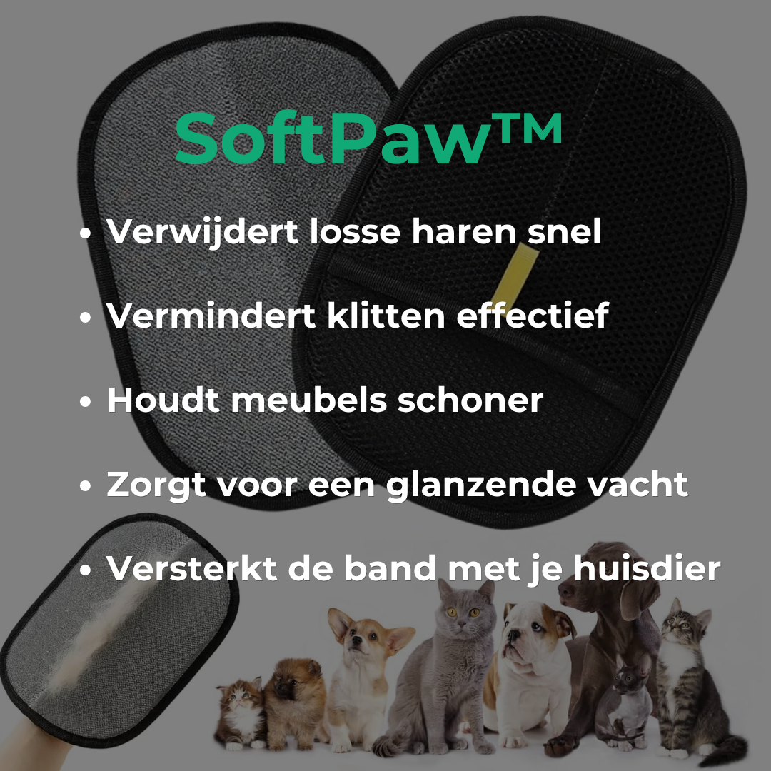SoftPaw™ Zelfreinigende Huisdierborstel