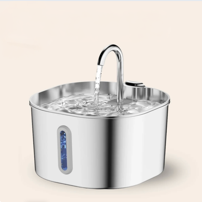 AquaPurr™ RVS Drinkfontein voor Katten