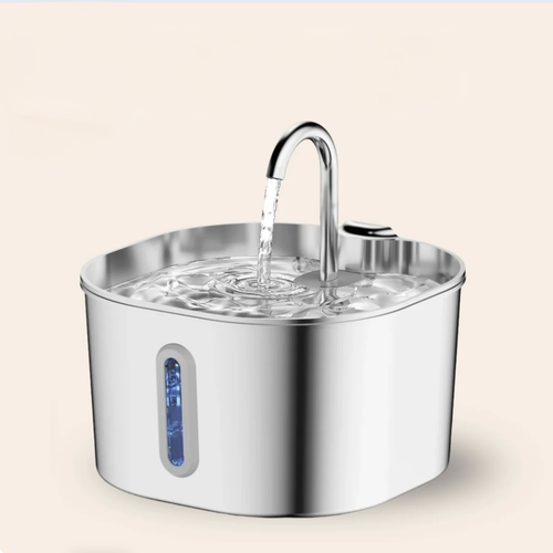 AquaPurr™ RVS Drinkfontein voor Katten