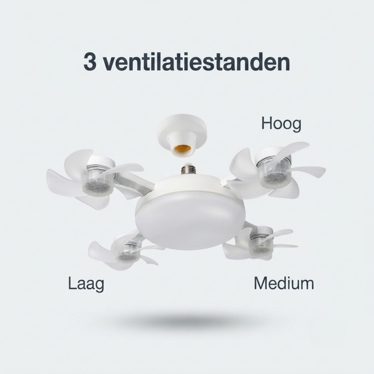 AirGlow™ – Plafondventilator met LED-verlichting & afstandsbediening