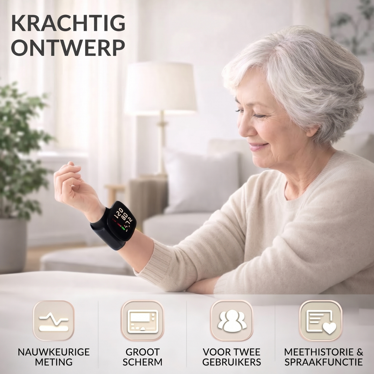 PulseCare™ Bloeddrukmeter voor de Pols