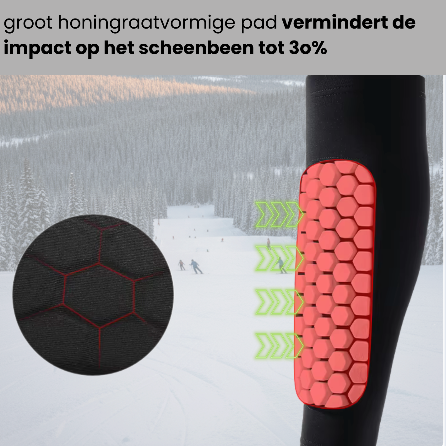 SnowShin™ — Scheenbescherming voor skischoenen