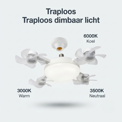 AirGlow™ – Plafondventilator met LED-verlichting & afstandsbediening