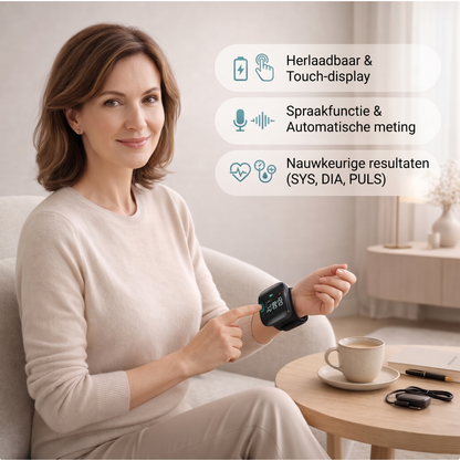 PulseCare™ Bloeddrukmeter voor de Pols