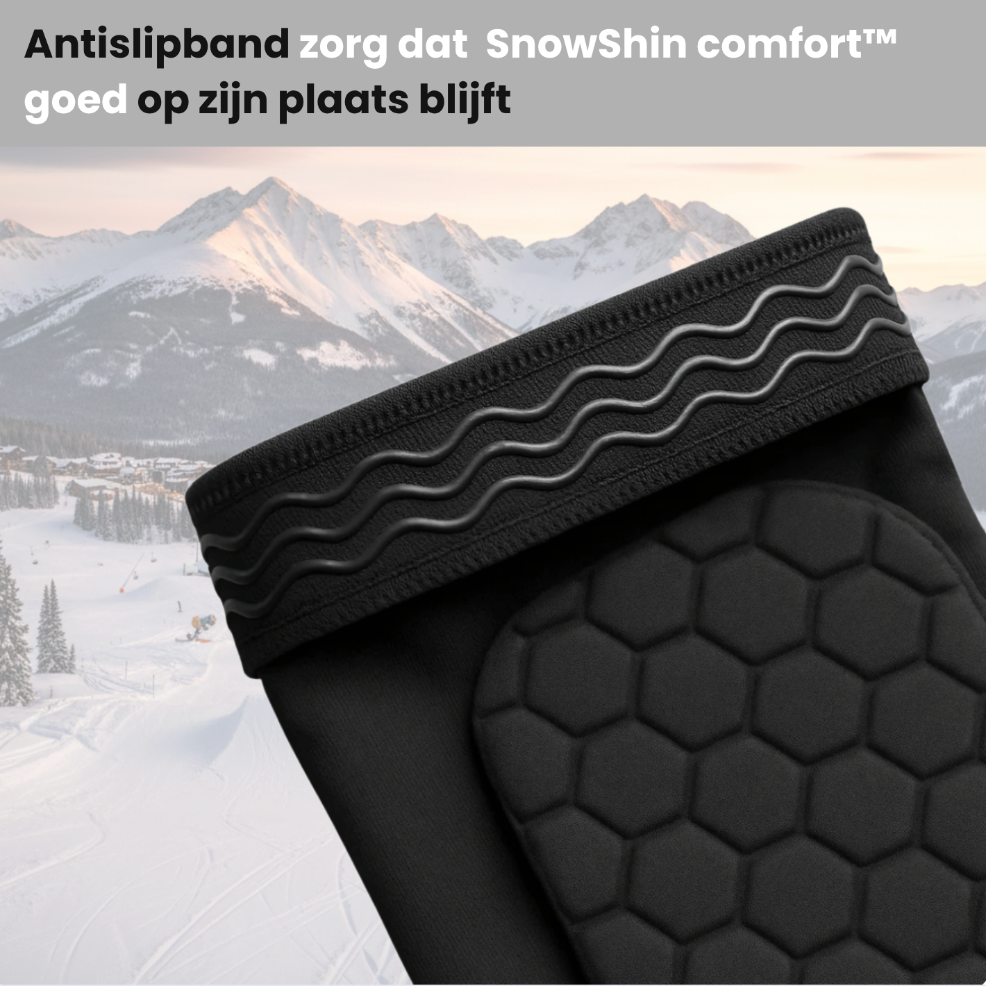 SnowShin™ — Scheenbescherming voor skischoenen