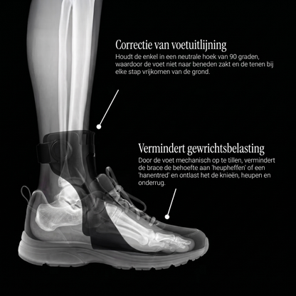 Delvra™ AFO Voetheffer Brace