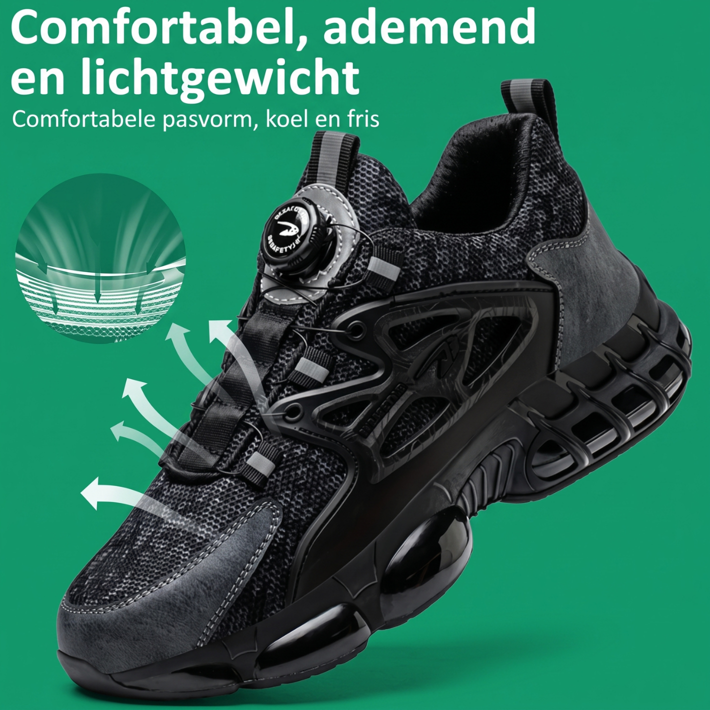 AeroStep™ Veiligheidsschoenen met Stalen Neus