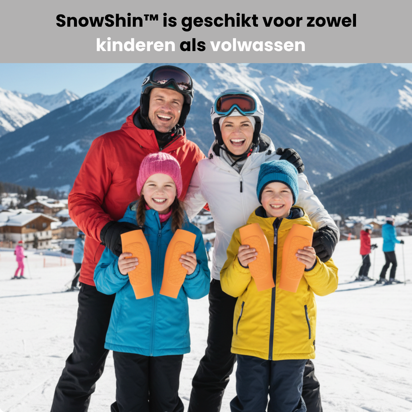 SnowShin™ — Scheenbescherming voor skischoenen