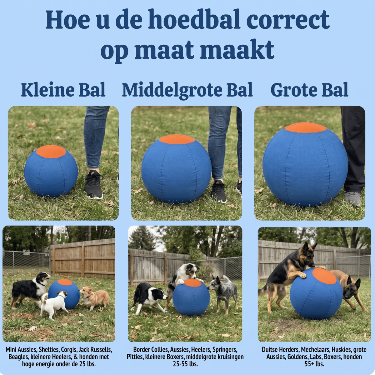 HerdPro™ Hoedebal voor Honden