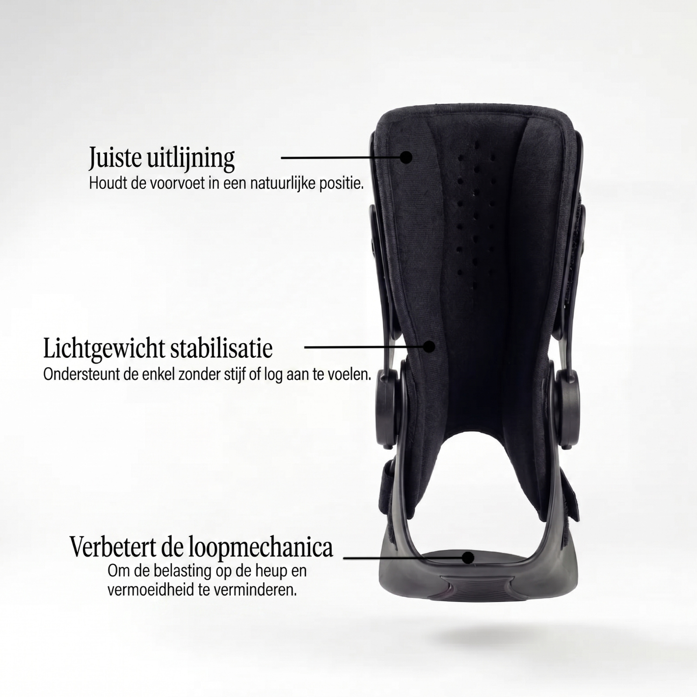 Delvra™ AFO Voetheffer Brace