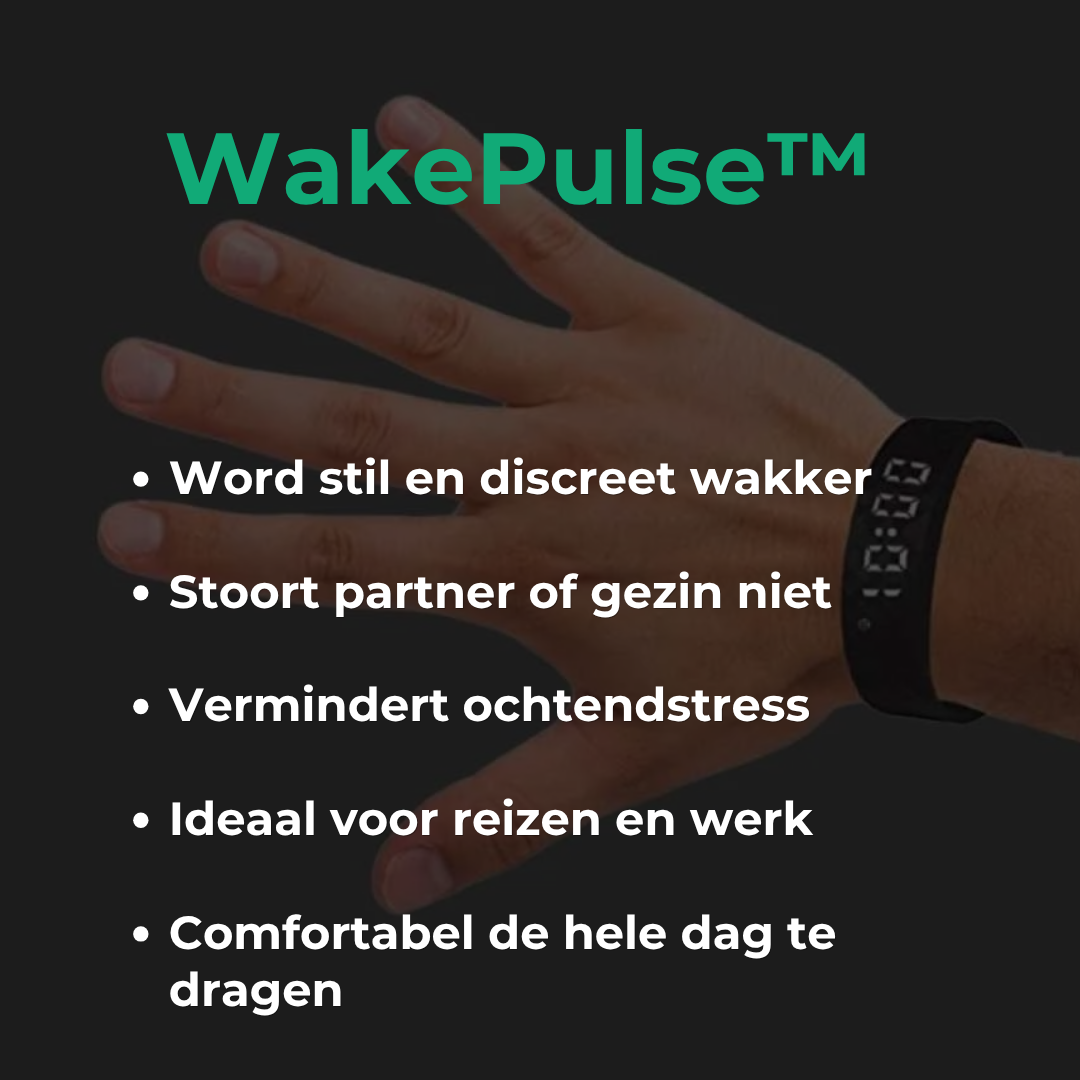 WakePulse™ Trillingswekker Horloge