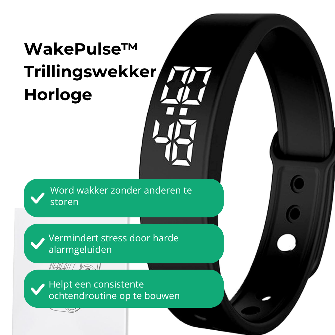 WakePulse™ Trillingswekker Horloge