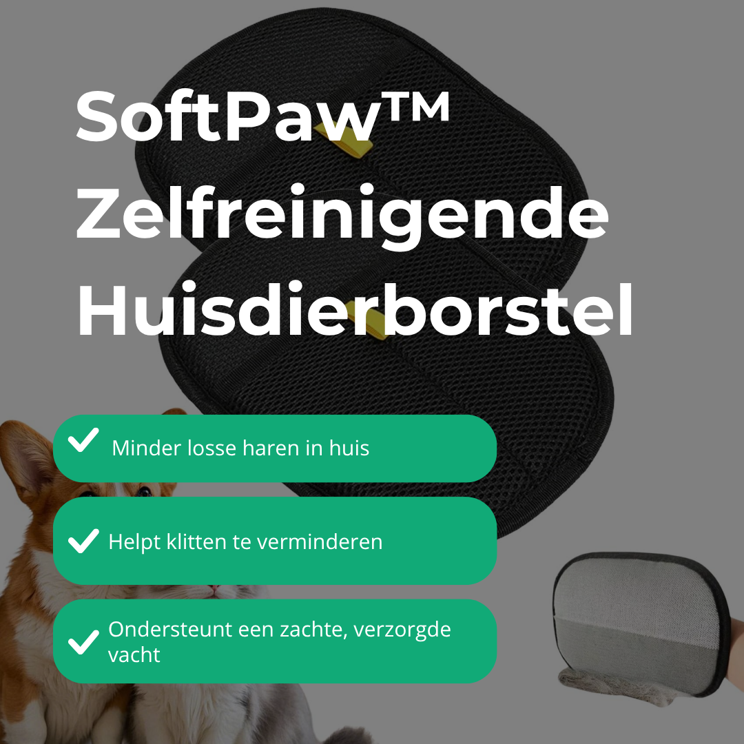 SoftPaw™ Zelfreinigende Huisdierborstel