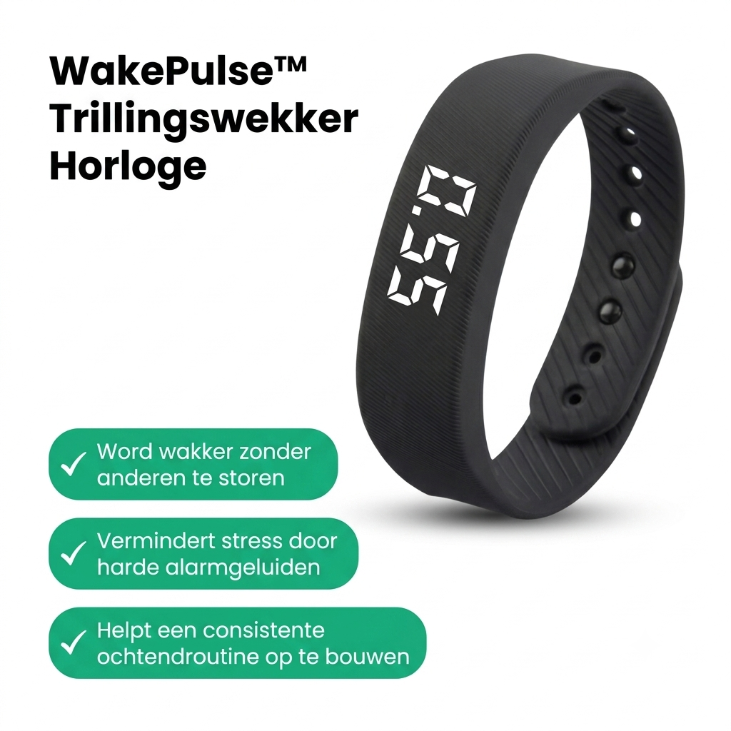 WakePulse™ Trillingswekker Horloge
